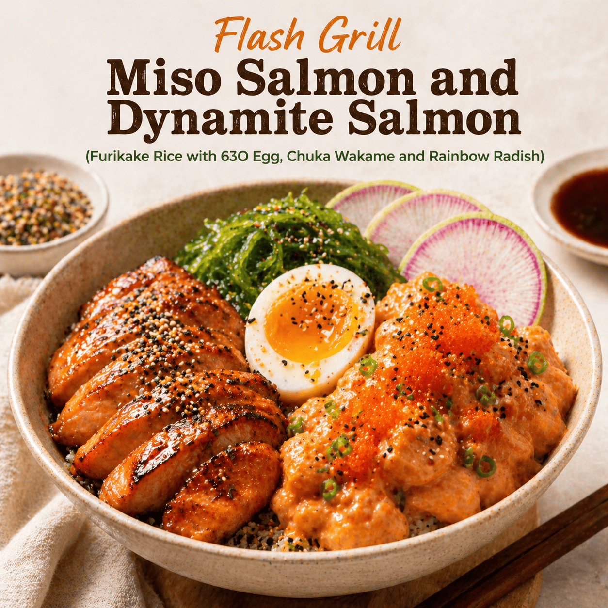 Flash Grill Miso Salmon and Dynamite Salmon – Ottoman Coffee Brewers
